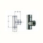 Inox mono parete aisi 316elemento di ispezione d.140 b08xbcy7m5