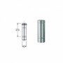 Inox mono parete aisi 316 tubo l .333 d.120 b08wyp1tkg