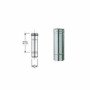 Inox mono parete aisi 316 tubo l .333 d.180