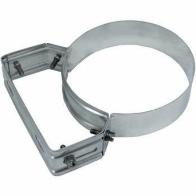 Inox mono parete aisi 316 fascet ta murale regolabile d.400