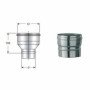 Inox mono parete aisi 316 raccor do d.180m-200f b08wz6lmv6
