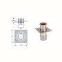 Piastra con elemento diritto d.150 inox aisi316l b08xb6ycrd