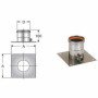 Inox mono parete aisi 316 piastr a scarico condensa d.150 i b08xb