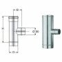 Inox mono parete aisi 316 raccor do a t 90 rid.a 80 d.140 b08x9zf