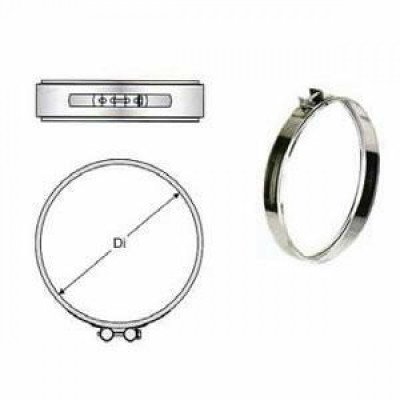 Inox doppia parete aisi 316 fasc etta di bloccaggio d.250 300 b01