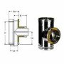 Inox doppia parete aisi 316 raccordo a t 90 d.130/180 b00n976et2