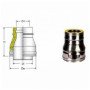 Inox doppia parete aisi 316 racc ordo d.350 400f-300m