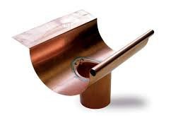 Bocchetta Svasata Alluminio Effetto Rame - Per Grondaie Diametro 100mm - Foto 3