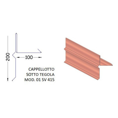 Gronda lamiera tdm scossaline ca p.sot.teg sv.415 m4