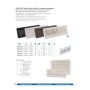 Griglia per porta 370x123 mm vecamco 9606-001-07 bianco puro