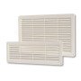 Griglia per porta 370x123 mm vecamco 9606-001-07 bianco puro