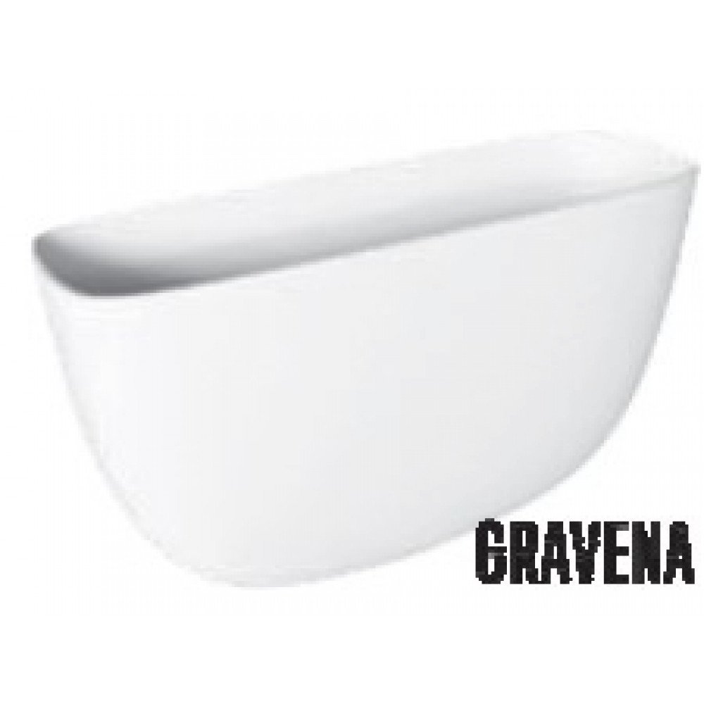 Cassetta wc alta gravena univers ale ceramica bianca 47,6x35,3 b0