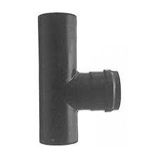 Raccordo t 90 nero pesante 100