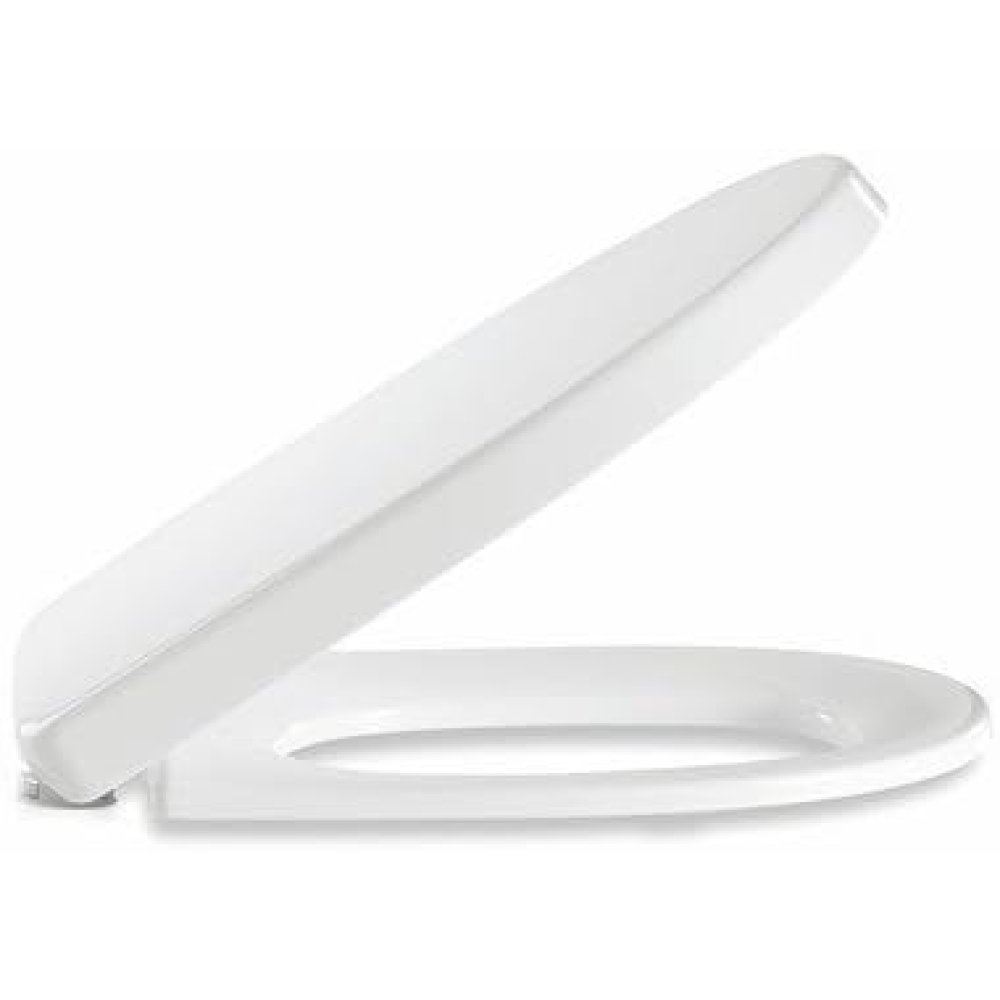 Pressalit delight - sedile wc, forma a d, modello universale bia