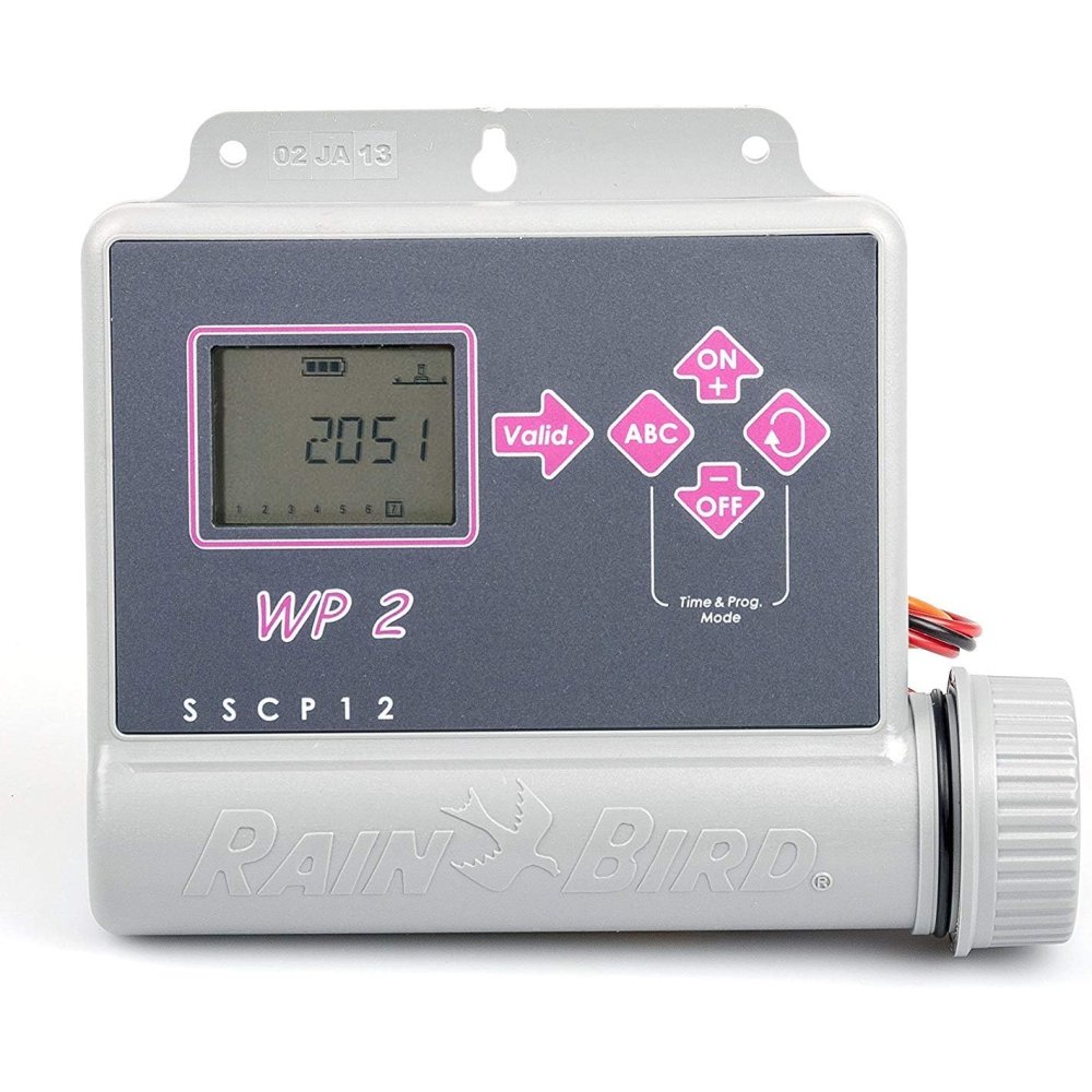 Rain bird wp-2, 2 station manette piles