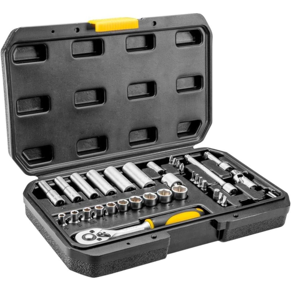 Topex 38d669 set di bussole 36 p pezzi 1/4 ds