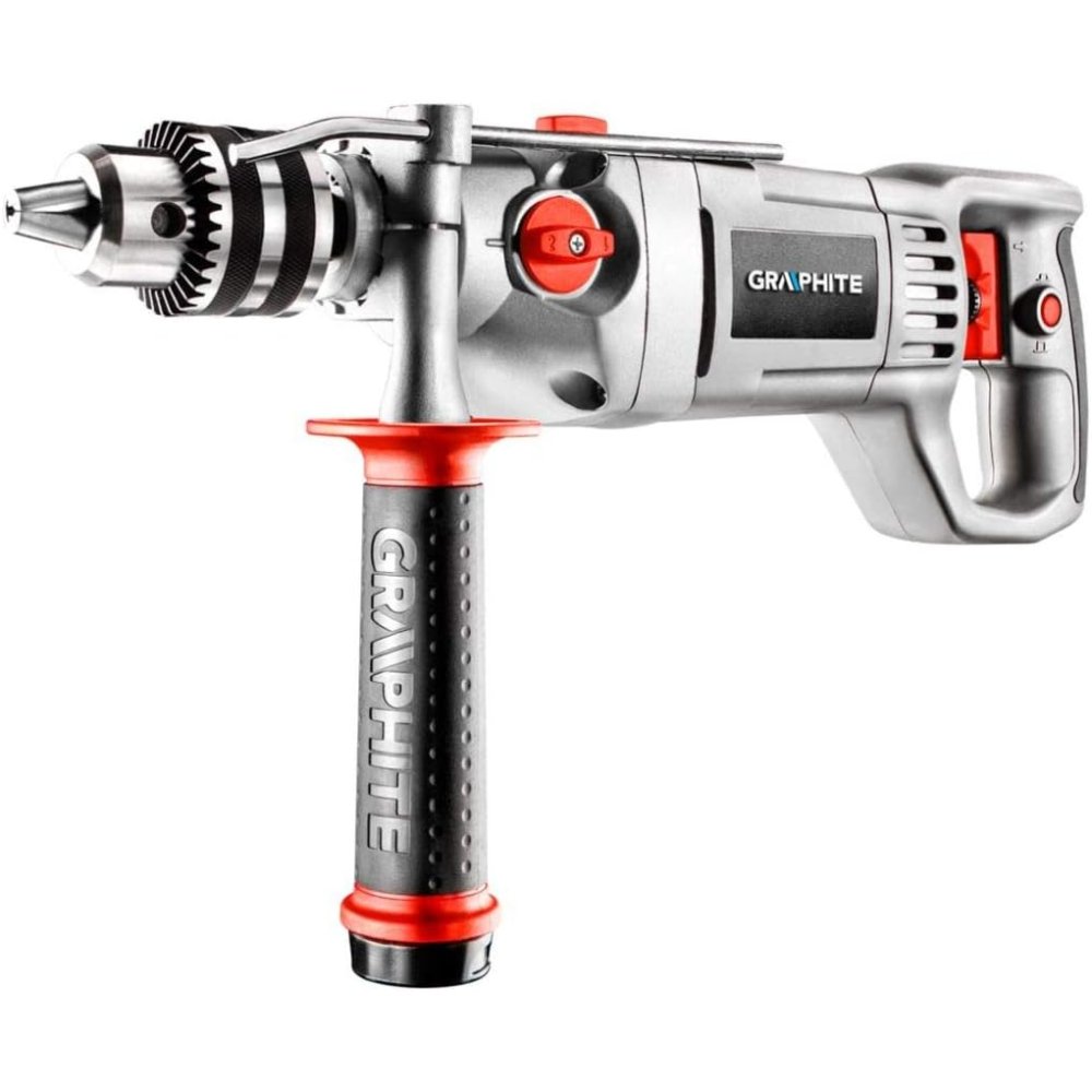 Topex 58g712 trapano a percussio ione 1050w mandrino a chiave 3-1