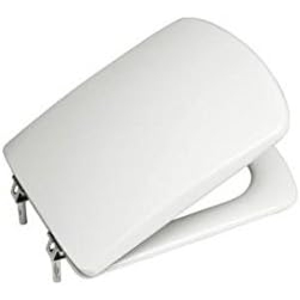 Roca sidney a801382174 sedile per wc, colore pergamon, con com
