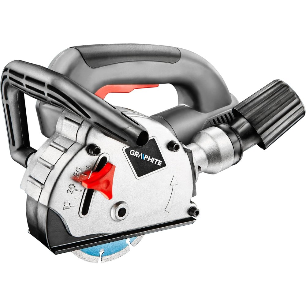 Topex 59g370 intagliatore da mur uro, 1320 w, lama 125x22,2 mm ds