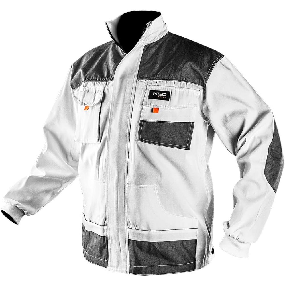 Topex 81-110-xl giacca da lavoro bianca, taglia xl 56