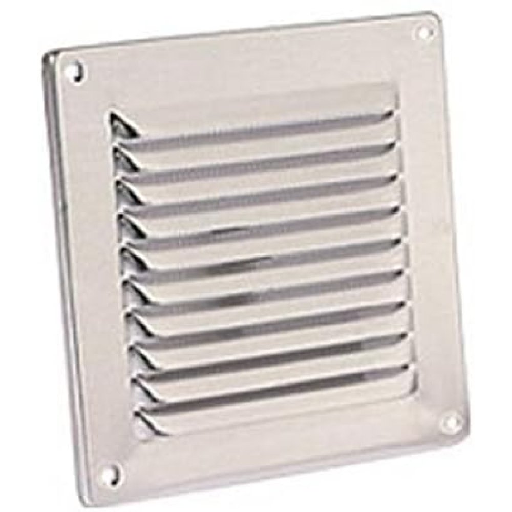 Griglia in alluminio 230x230 mm con rete vecamco 9693-804-600