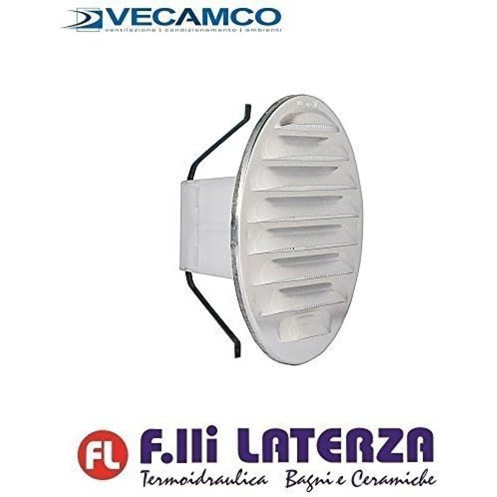 Griglia in acciaio inox d.130 m con molla e rete vecamco 9699-80