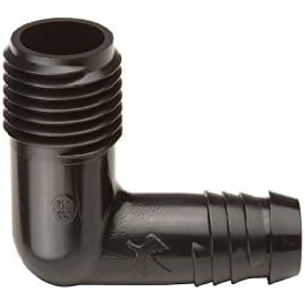 Gomito scanalato a pressione 16 mm x 1/2