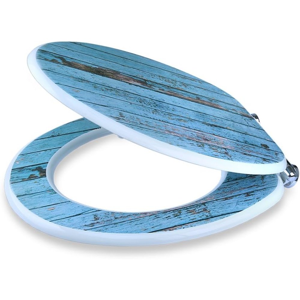 Sedile wc pumice con abbassamento automatico del sedile wc.