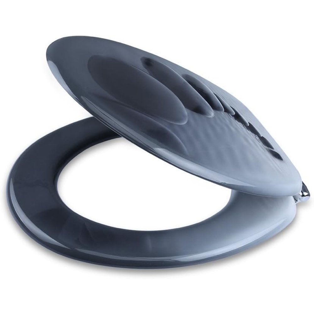 Sedile wc pumice con abbassamento automatico del sedile wc.