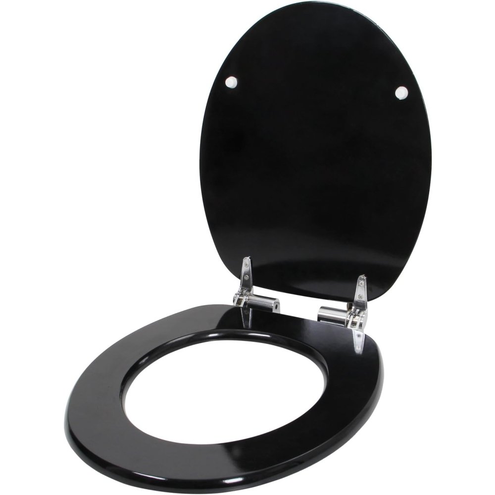 Yorbay tapa de wc asiento mdf r pida, con descenso autom tico,