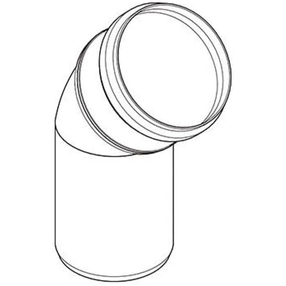 Nicoll - x 5 htb curva ad innesto a 45 scarico sanitario nicoll