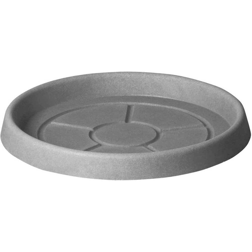 Teraplast saucers sottovaso rotondo ever 37 antracite