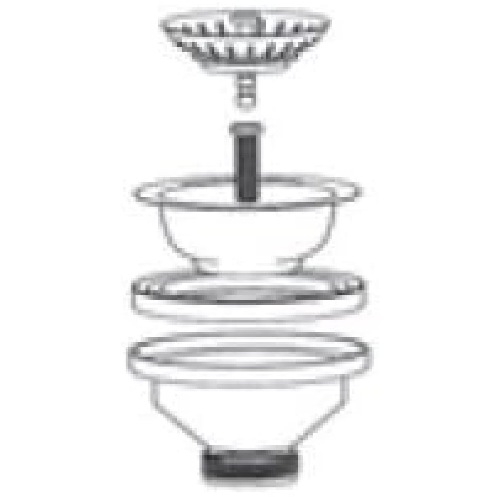 Cr serie 3236 piletta basket senza troppopieno, completa di vite