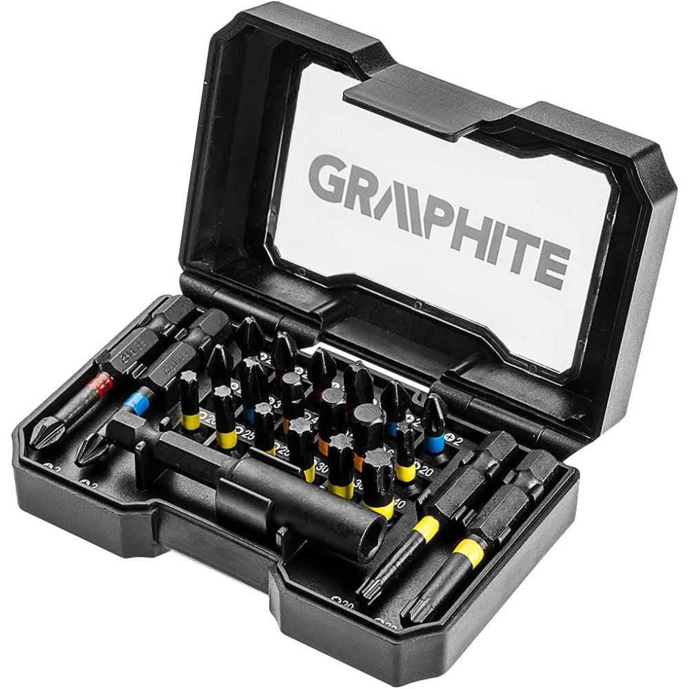 Topex 56h612 set inserti giravit ite 23 pezzi inserti da 25 mm ds