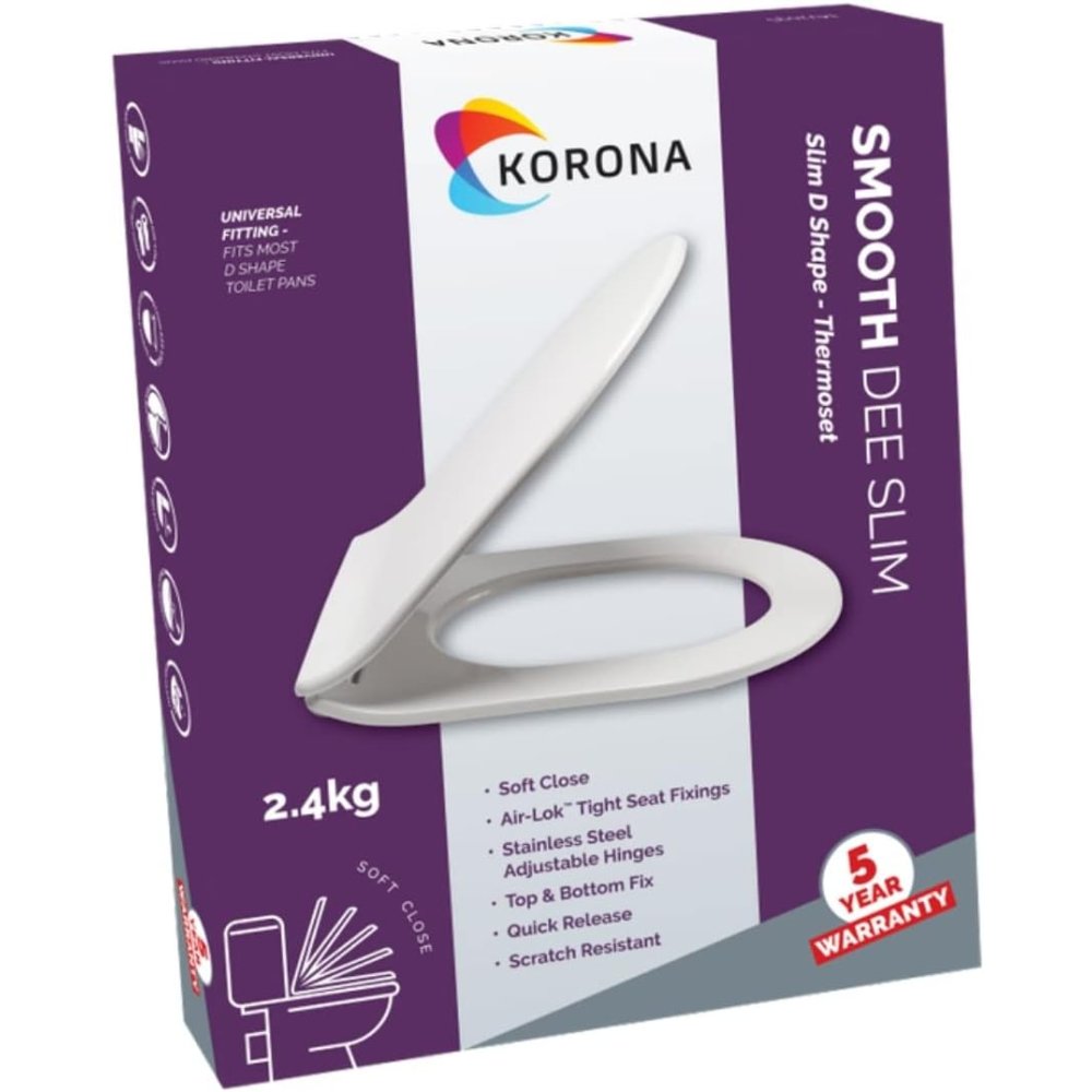 Korona mv209s soft close top fix cerniera in metallo slim sedile