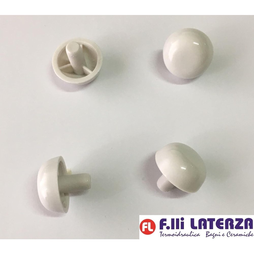 Kit 4 pz. paracolpi per coprivaso sedile wc gommini diam. 22 mm.