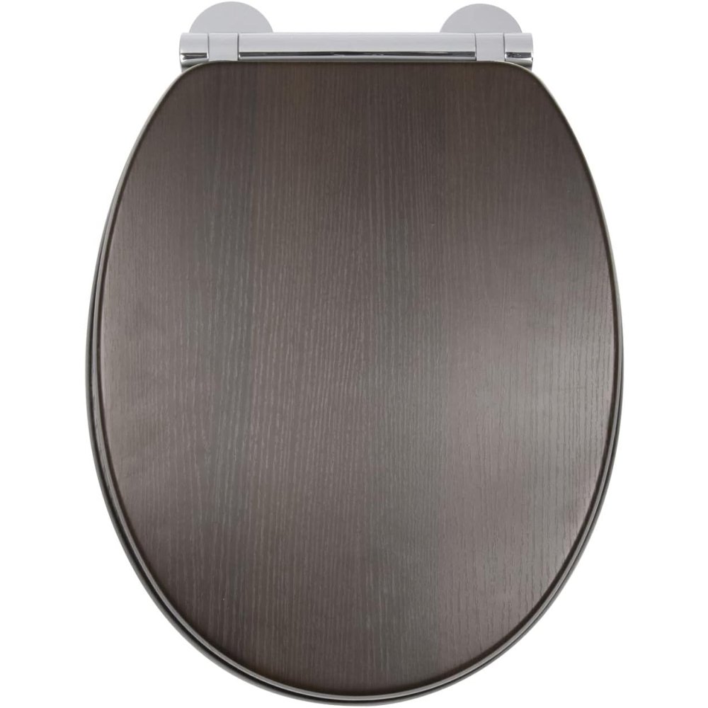 Croydex montoro sedile wc, legno, walnut effect, taglia unica,