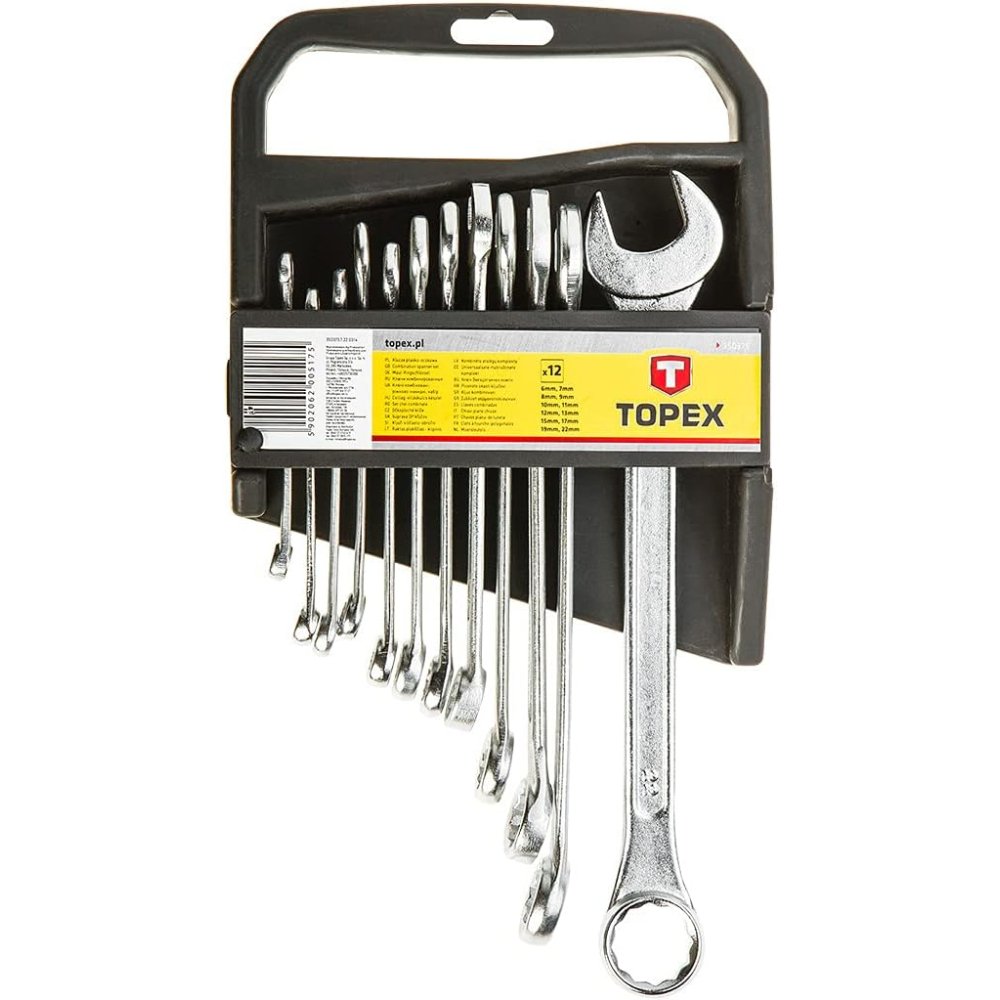 Topex 35d375 chiave combinata se set 12 pezzi, 6-22 mm ds