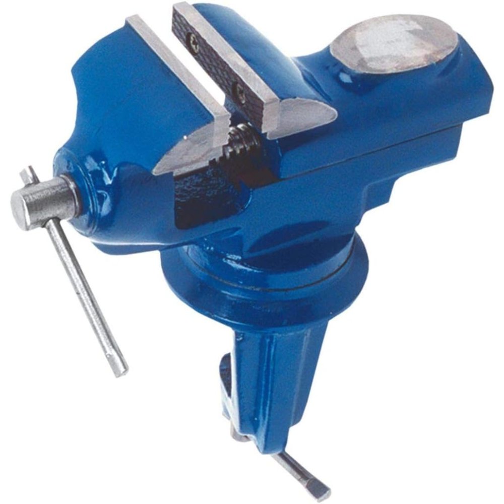 Topex 07a206 morsa da banco gire revole con base a perno, 60 mm