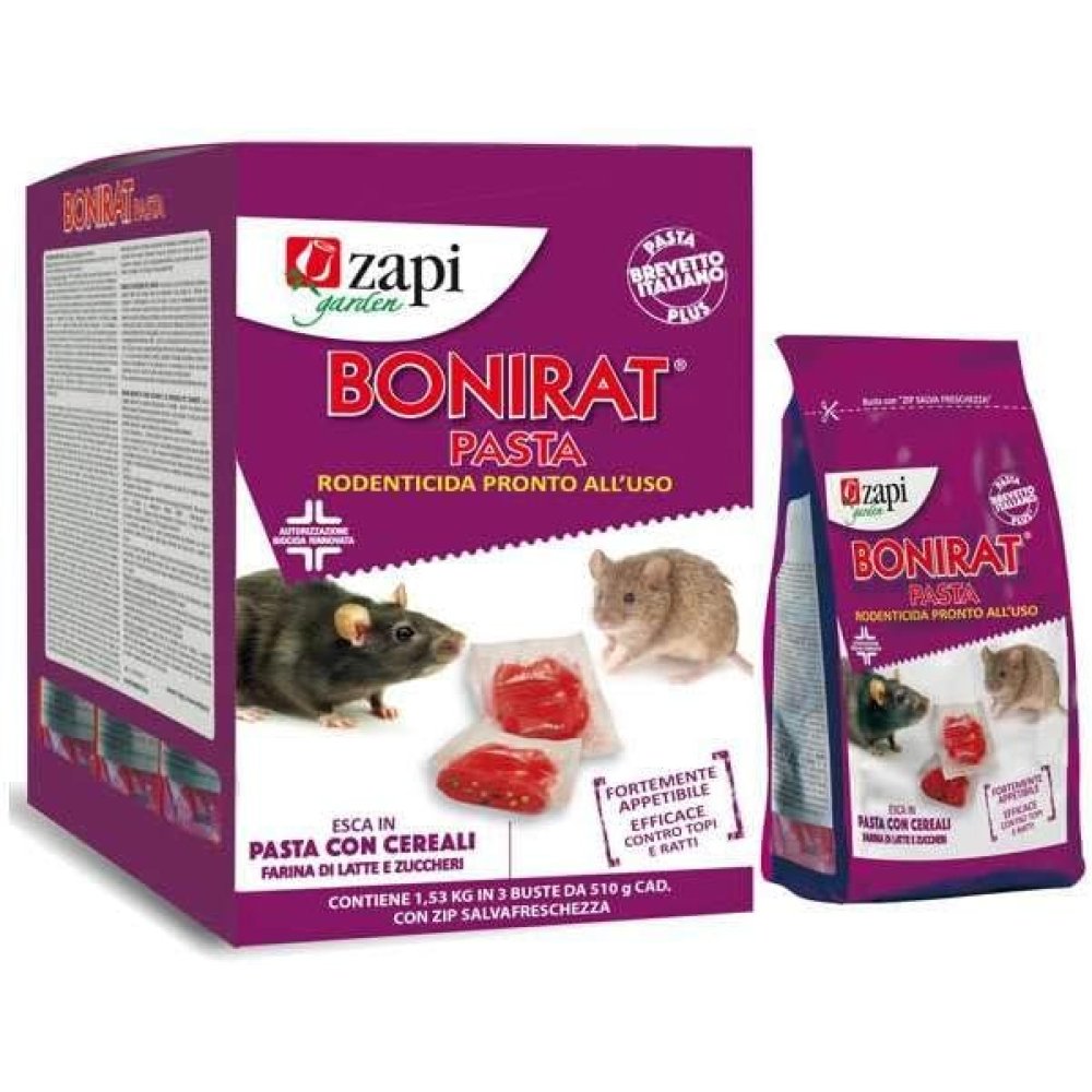 Image of Bonirat pasta 1,53kg (astuccio 3 bs) zapi 104567