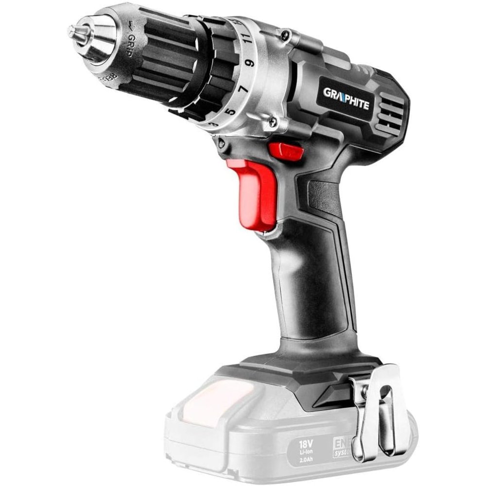 Topex 58g000 trapano avvitatore e energy+ 18v li-ion mandrin ds