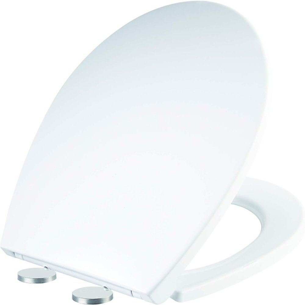 Ultra oval sedile wc morbido chiusra rallentata bianco silenzi