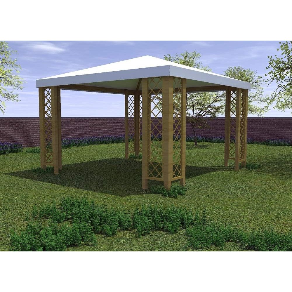 Gazebo 300x300 capri losa lo gz3 00300cg
