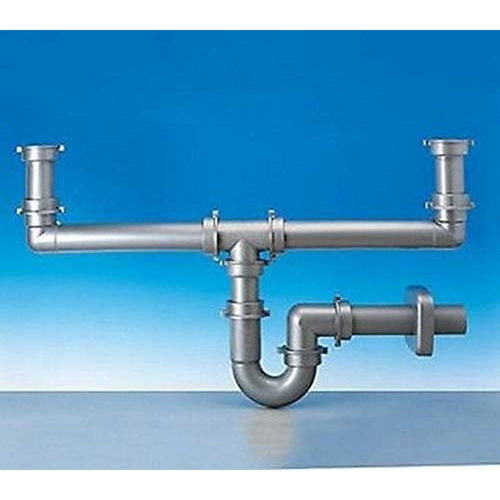 Sifone 5233 p 1 ½ tubo pp d50 e tallizzato lira 5233.012