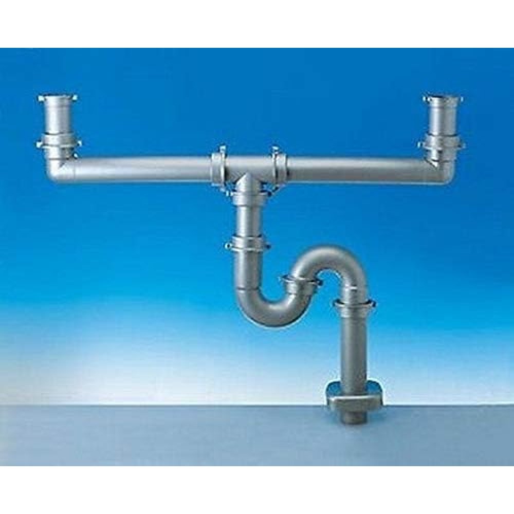 Sifone 5233 s 1 ½ tubo pp d50 e tallizzato lira 5233.120