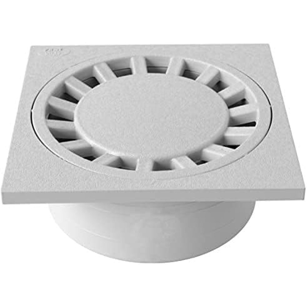 Pozzetto sifonato da pavimento 25x25 in pvc cr