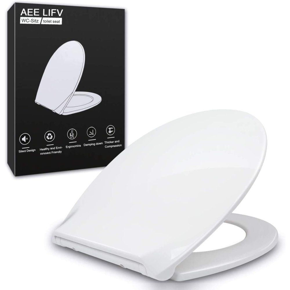 Sedile Wc Copriwater Universale O Forma Rotonda, Coprivaso Tavol