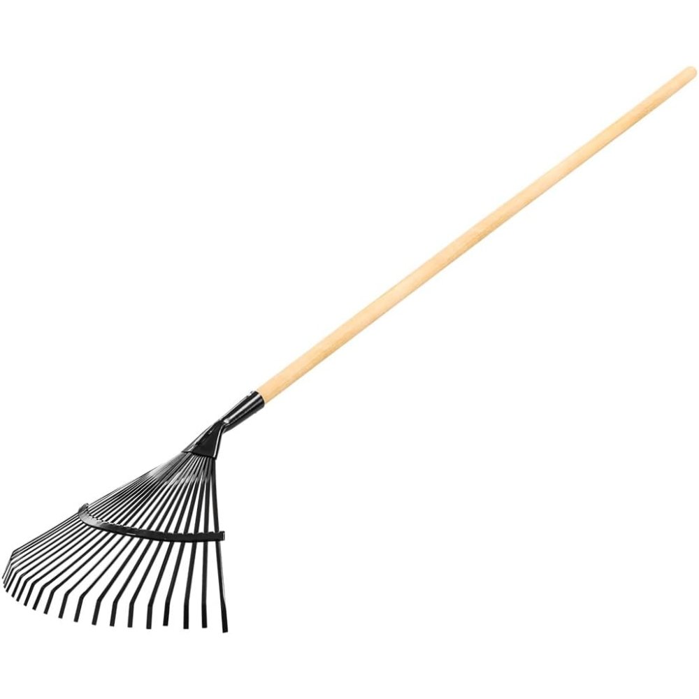Image of Topex 15g051 scopa per foglie, m manico in legno ds