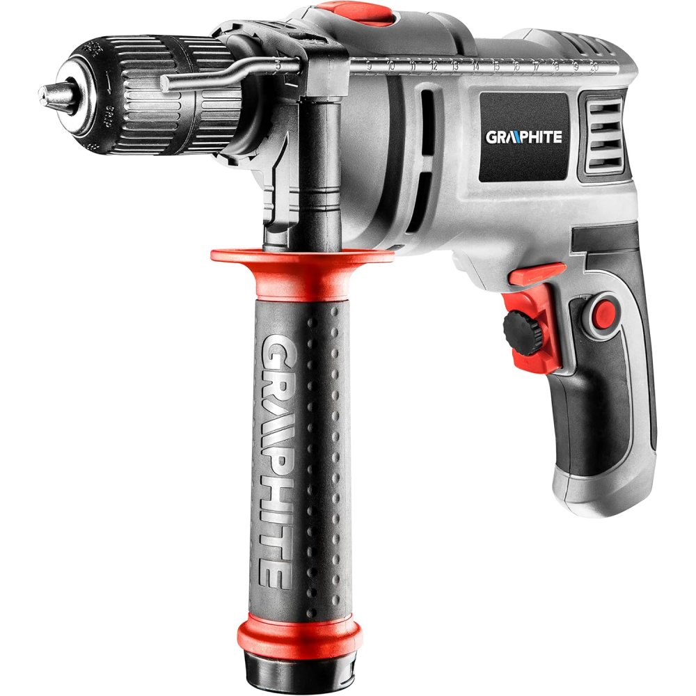 Topex 58g736 trapano a percussio ione 650 w mandrino autoserra ds