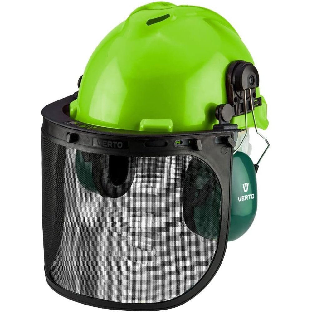 Topex 97h300 caschetto completo o con cuffie e visiera a rete ds